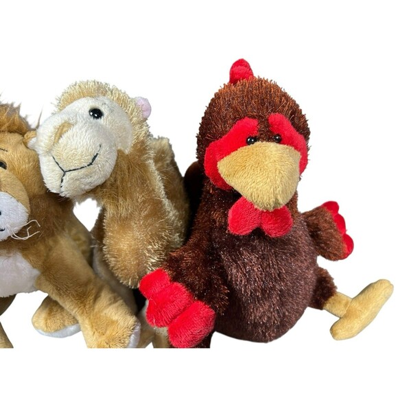 3‎ Ganz Webkinz Rooster Camel Caramel Lion Plush Safari Collectible - Picture 2 of 14
